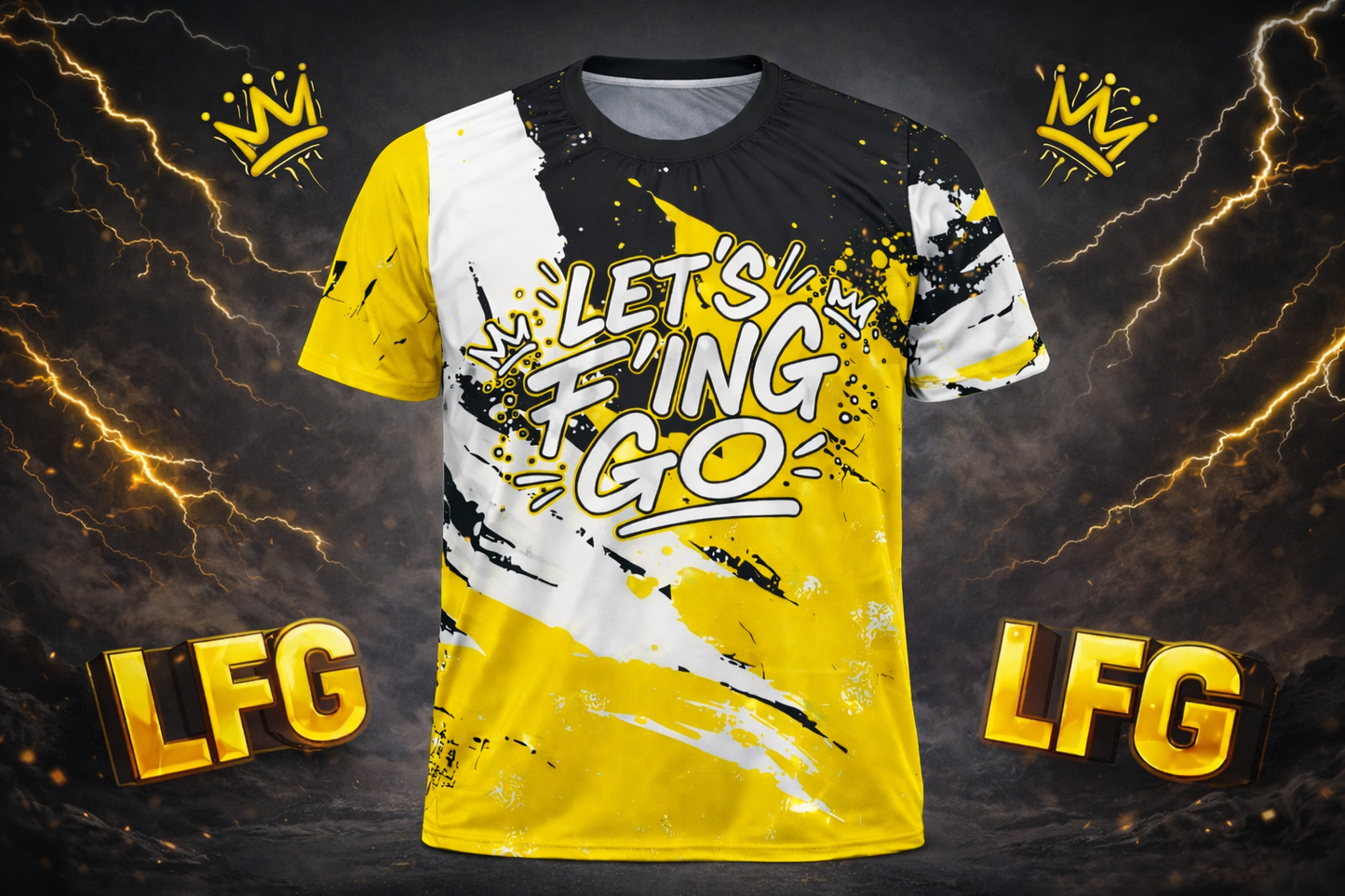 Neon Yellow and Black- LFG Jersey