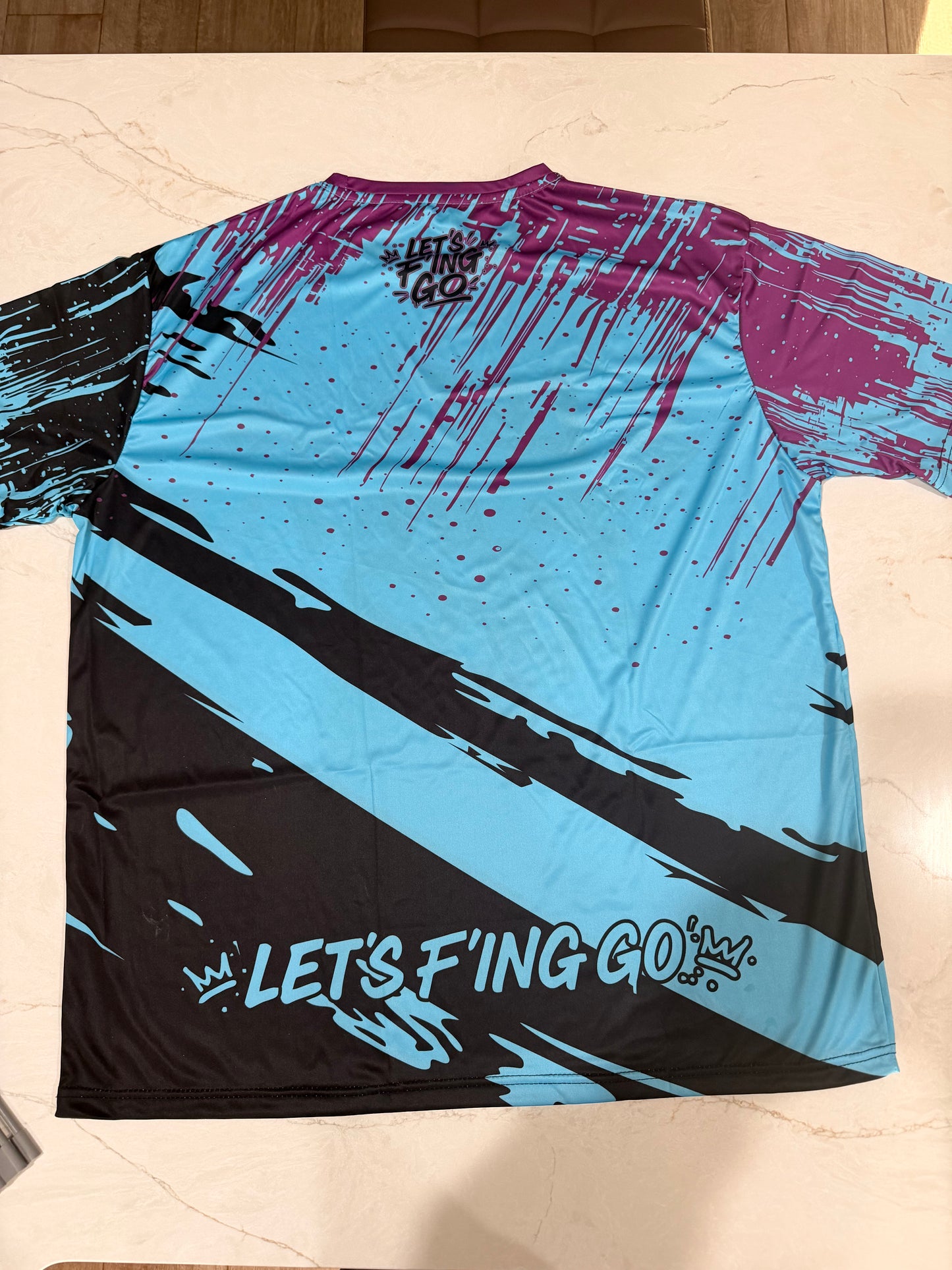 Purple-Teal and Black LFG Jersey