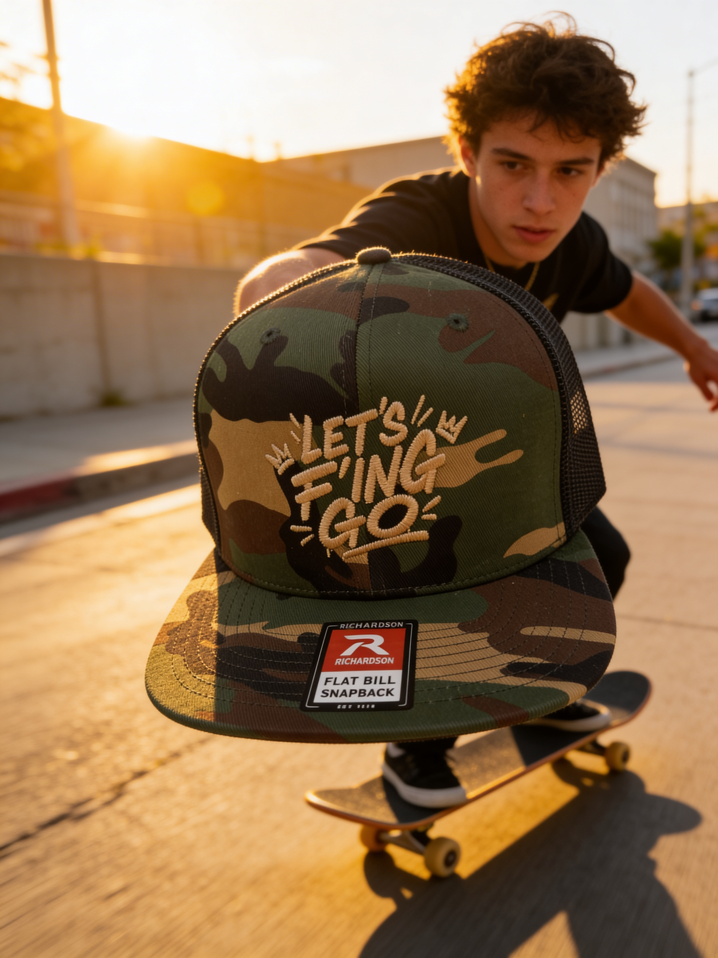 LFG Richardson Flat Bill Snap Back