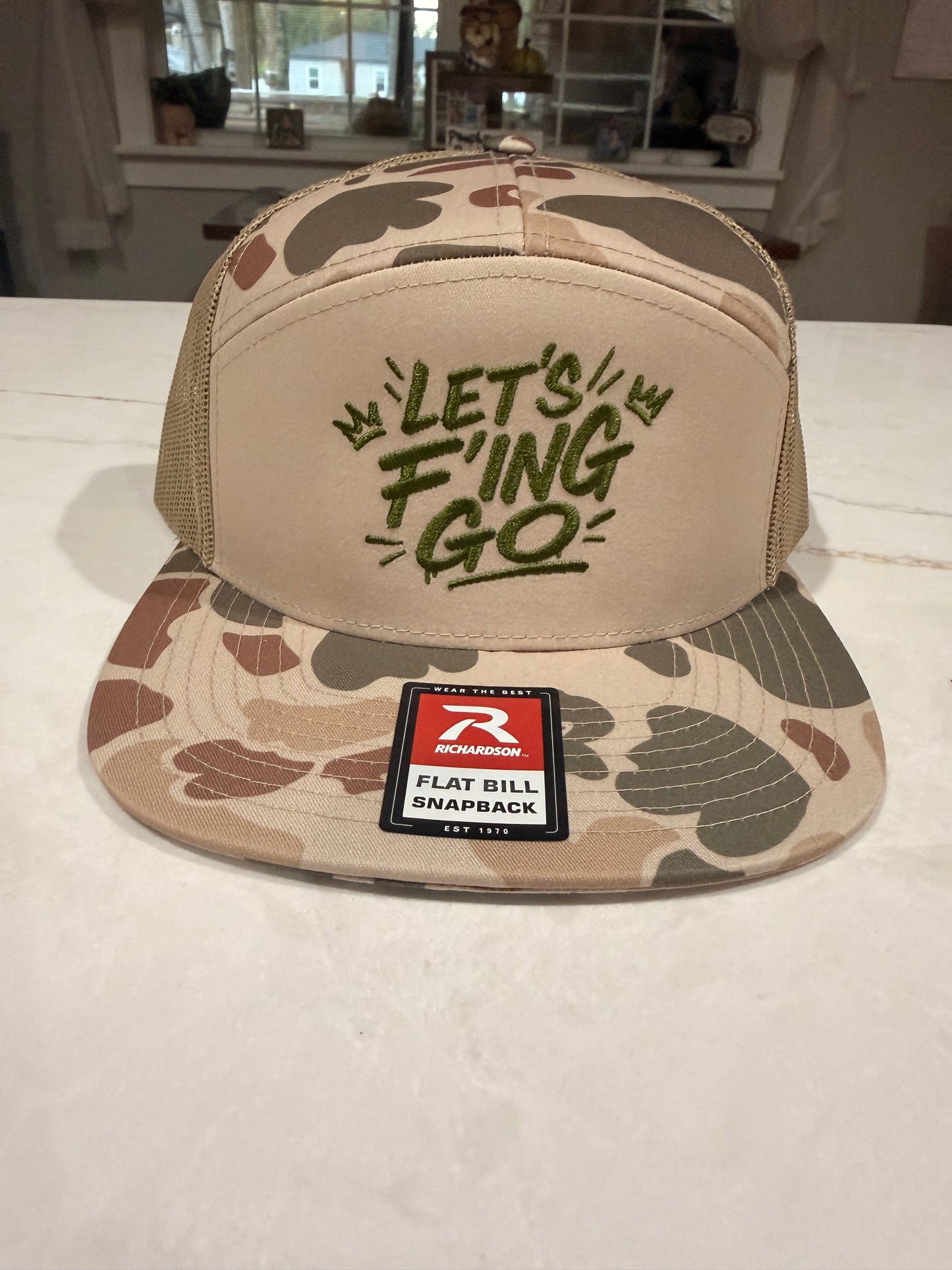 LFG- Richardson 168- 7 Panel Snapbacks- Camo Edition