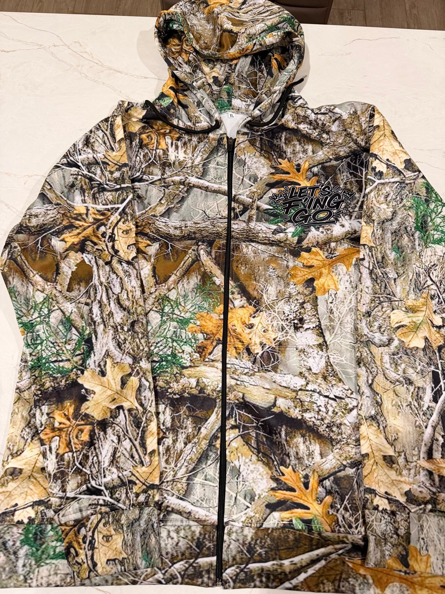 LFG- Real Tree Camo Zip Up Hoodie