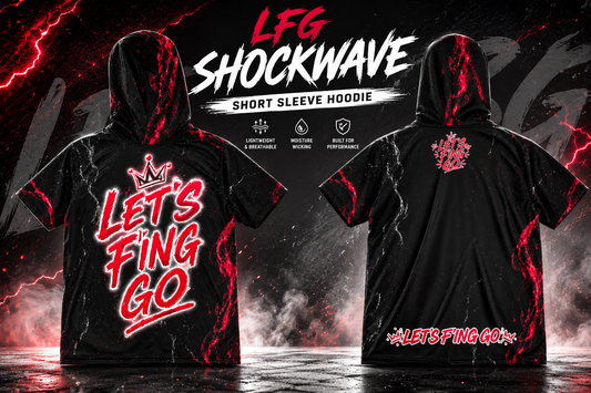 LFG SHOCKWAVE- Short Sleeve Hoodie