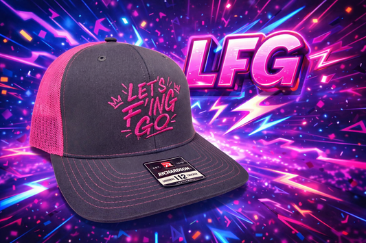 Pink and Gray Richardson 112 Snap Back