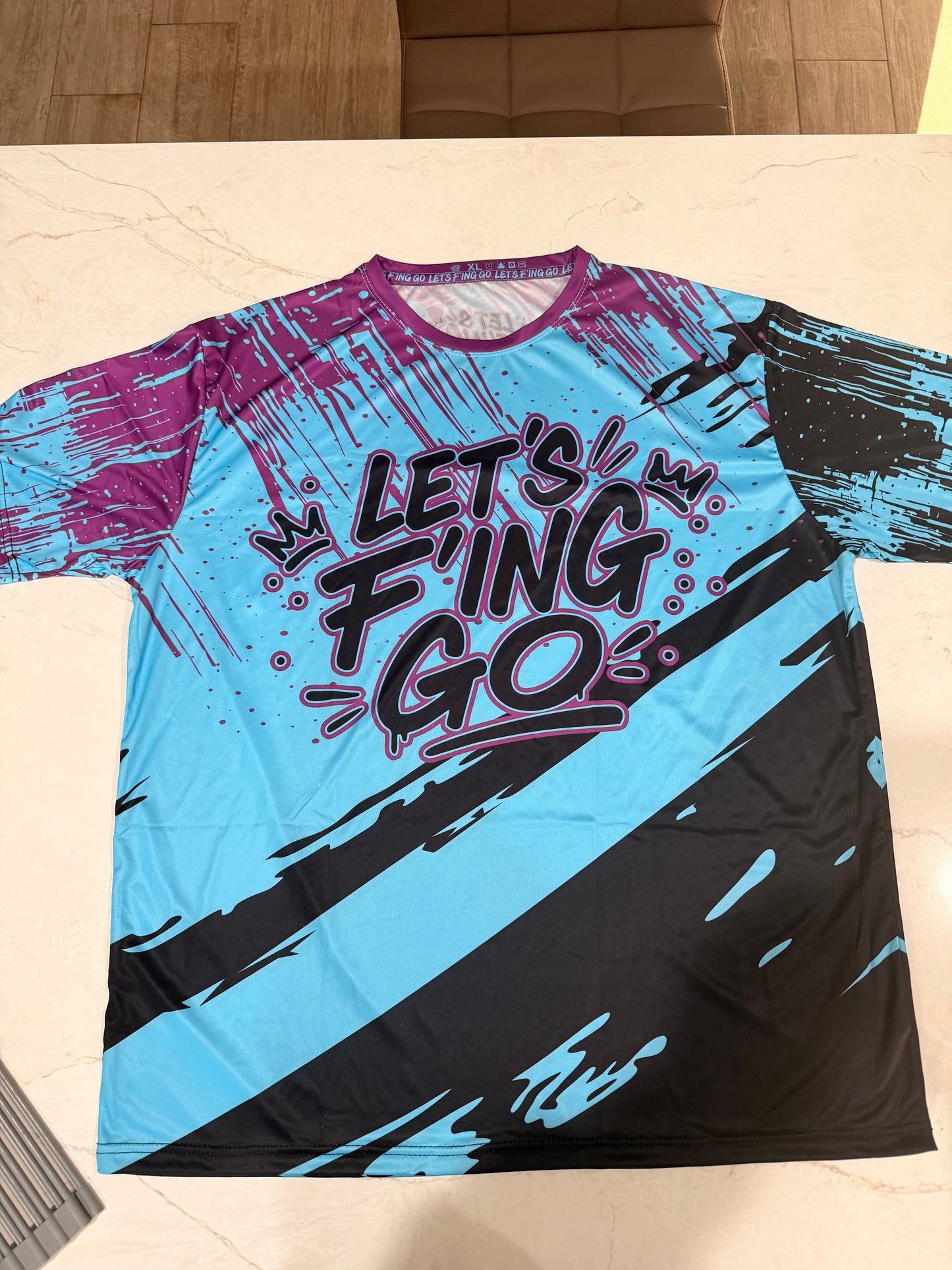 Purple-Teal and Black LFG Jersey