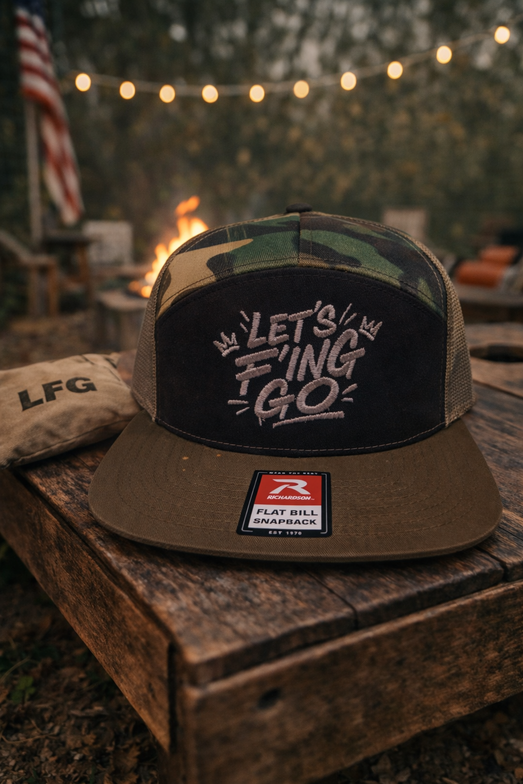 LFG Richardson Flat Bill Snap Back